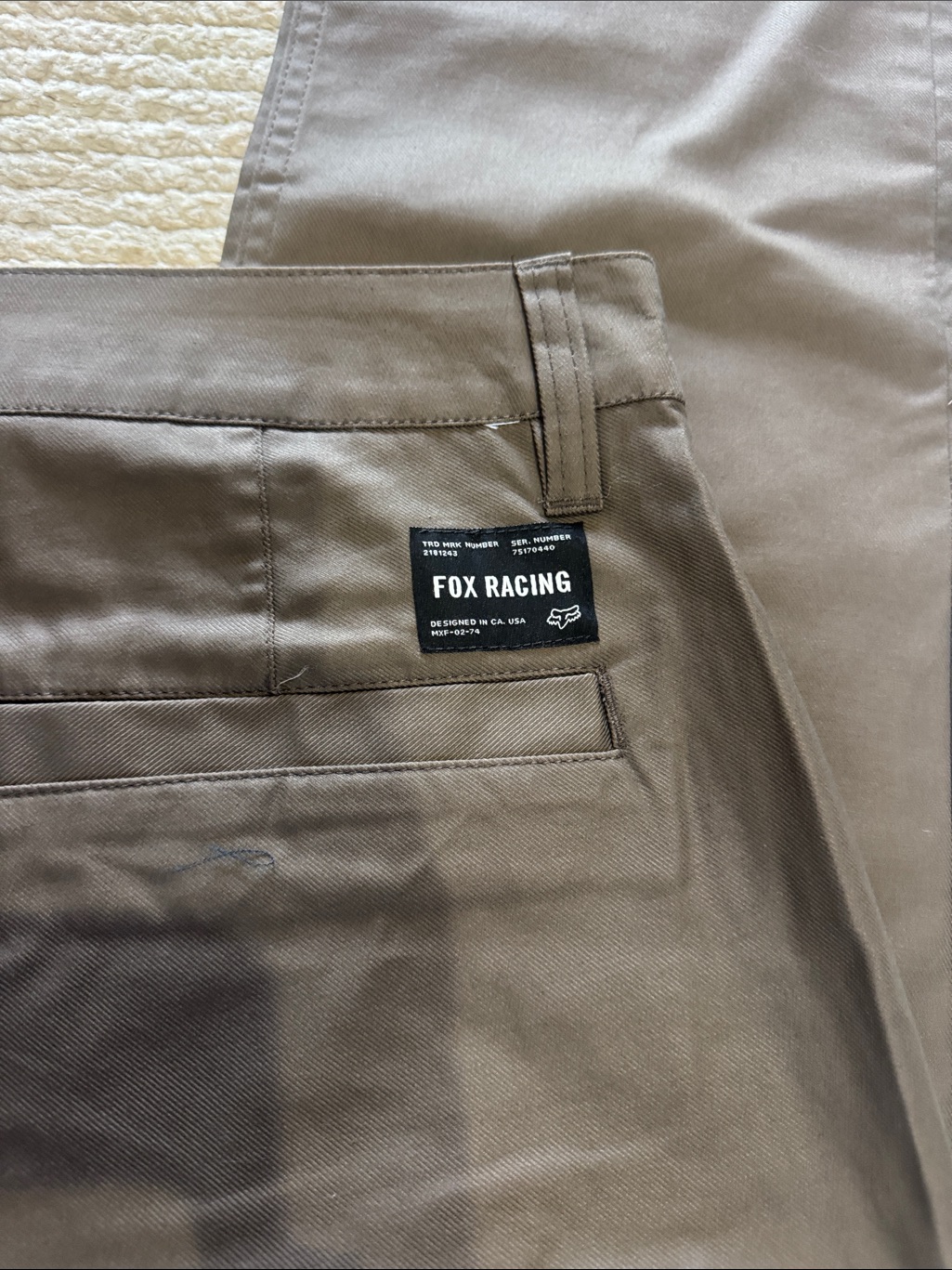 New Fox Racing Men's Essex Stretch Pant In Dirt 34wx32l — image 5 of 5